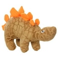 thumbnail image 3 of Mighty Dinosaur Stegosaurus Durable Plush Squeaky Dog Toy, 3 of 8