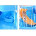 thumbnail image 5 of PAMINGONO Rectangular Hamster Cage Blue 1Pack 8.3x10.6x17.7in Plastic, 5 of 8