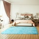thumbnail image 1 of Alfombra de lana de seda con degradado teñido anudado, tapete largo de lana para mesa de centro de sala de estar, manta para dormitorio, tapete para el hogar de 62 x 31 pulgadas, 1 of 3