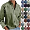 thumbnail image 6 of Chiccall Mens Dress Shirts Long Sleeve Business Casual Work Shirt with Pocket, 6 of 6