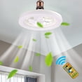 thumbnail image 4 of XGFHYJEH Ceiling Fan with Light, Ceiling Fan & Light Remote Controls, Chandelier Ceiling Fans, Modern Ceiling Fan, Ceiling Fan Clearance, White Flush Ceiling Fan, Smart Ceiling Fan, 4 of 7