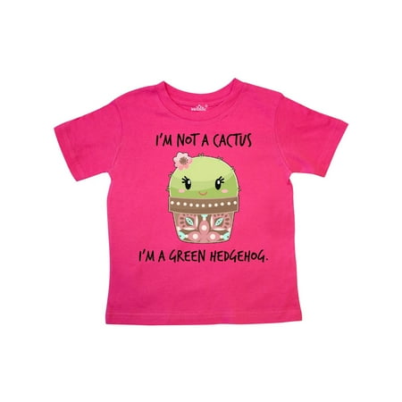 

Inktastic Cactus or Green Hedgehog- cute Gift Toddler Boy or Toddler Girl T-Shirt