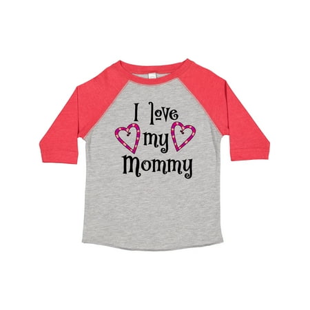 

Inktastic I Love My Mommy- Hearts Gift Toddler Boy or Toddler Girl T-Shirt