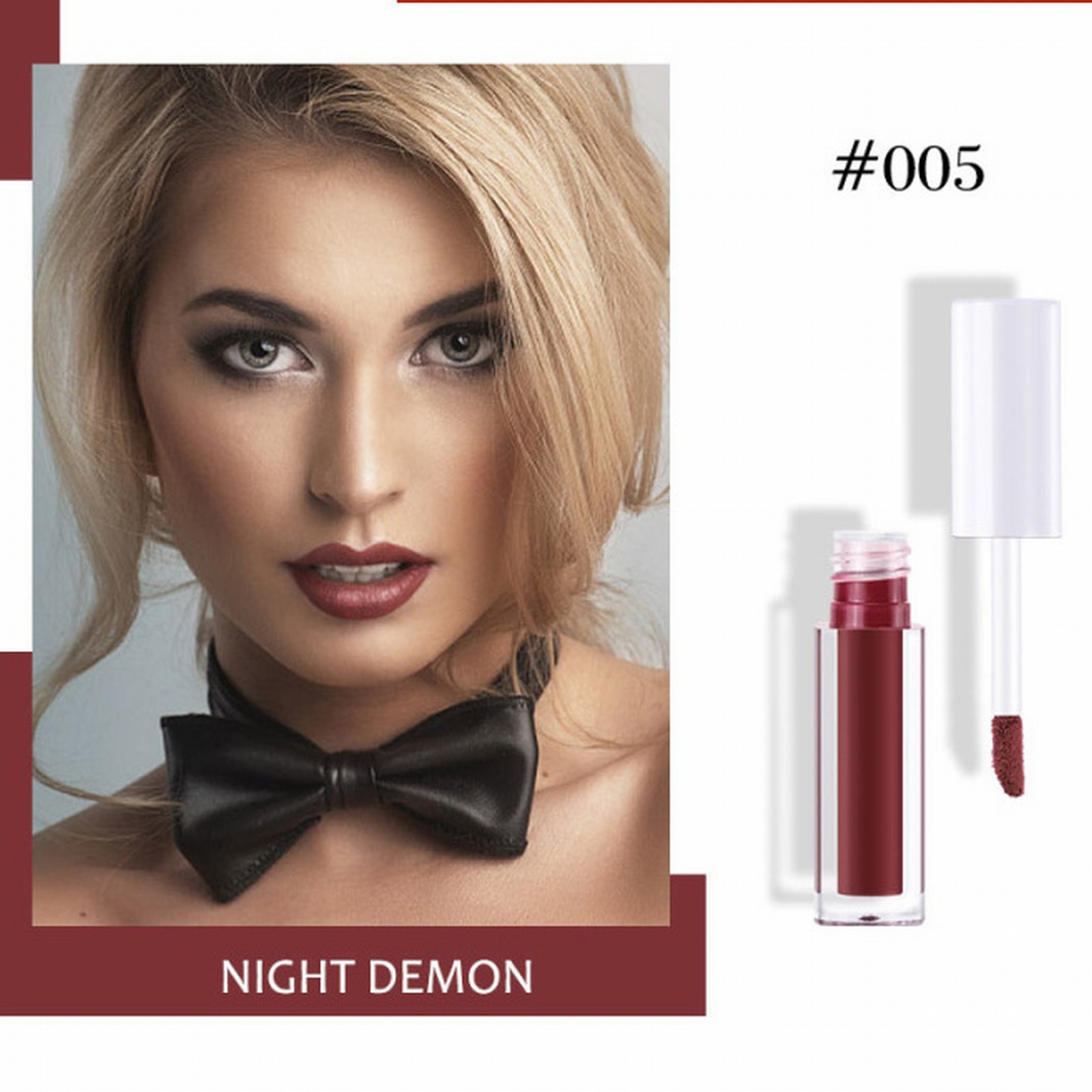 NIUREDLTD Mattes Velvet Long Lasting Non Stick Cup Non Fading Lip