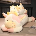 thumbnail image 2 of 1 unidad de 90cm/110cm, juguete de peluche de vaca lechera, almohada para dormir encantadora para bebés, regalos de cumpleaños para niñas, 2 of 5