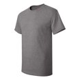 thumbnail image 2 of Hanes Premium Tagless T's In Charcoal Heather - Small, 2 of 5