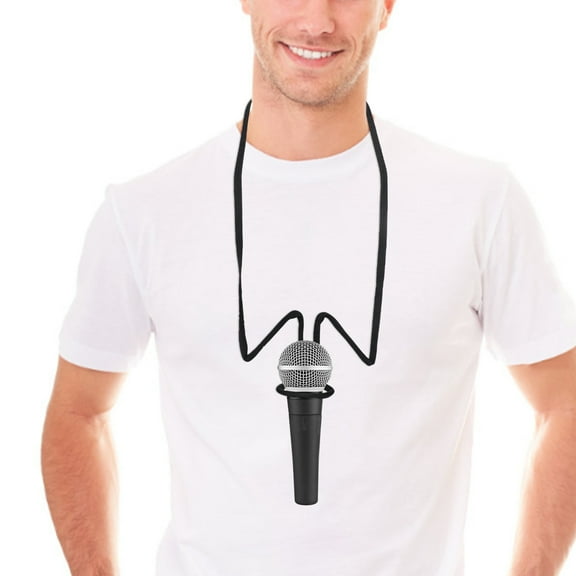 VERDANVERSE Microphone Lanyard Microphone Holder Plastic 1Pack Singers