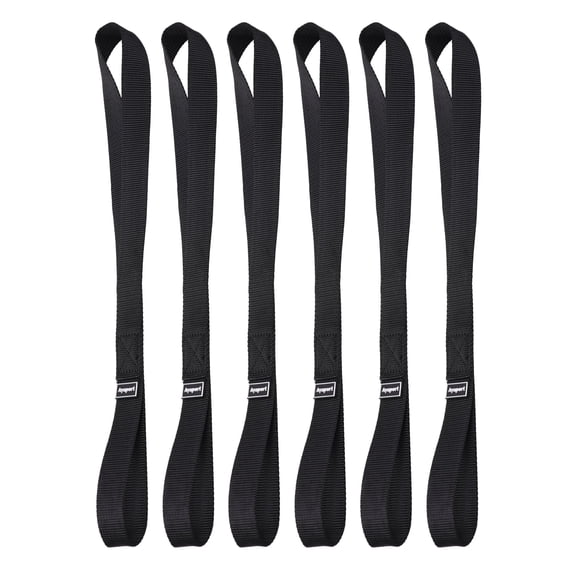 Ayaport Soft Loop Tie Down Straps Heavy Duty for Motorcycle 1"x15ft, 6 Pack