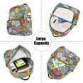 thumbnail image 5 of FORMRS Mini Backpack Purse for Women Quilted Travel Daypack Casual Shoulder Bag, Floral Fiesta, 5 of 7