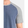 thumbnail image 5 of George Men's and Big Men's Raglan Tee, Sizes S-3XL, 5 of 5