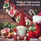 thumbnail image 4 of Muñeca sin rostro Navidad decorativa Papá Noel Adorno de tela Muñeca hecha a mano para decoración navideña, Rojo seitruly HA000596-03, 4 of 6