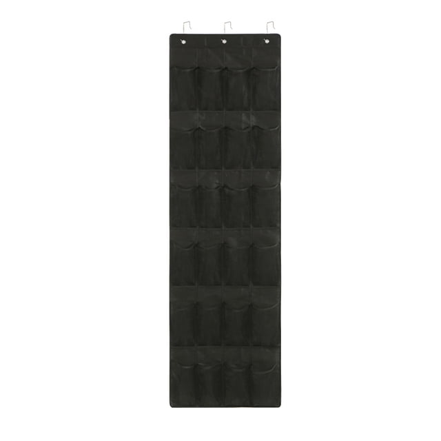Organizador de zapatos para colgar en la puerta, 24 bolsillos de malla, zapatero para colgar en la puerta, bolsa de almacenamiento colgante transpirable para zapatos, calcetines y juguetes