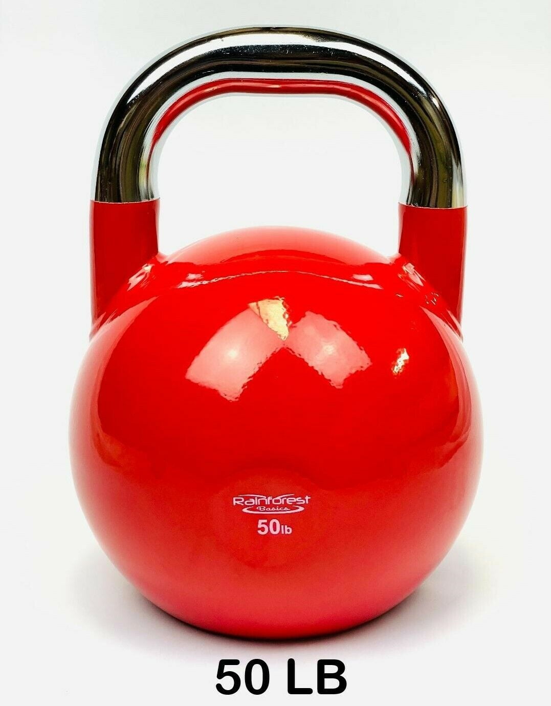 POWERT Competition Kettlebell Coated Cast Steel Weight Lifting Training 10-50LB 
