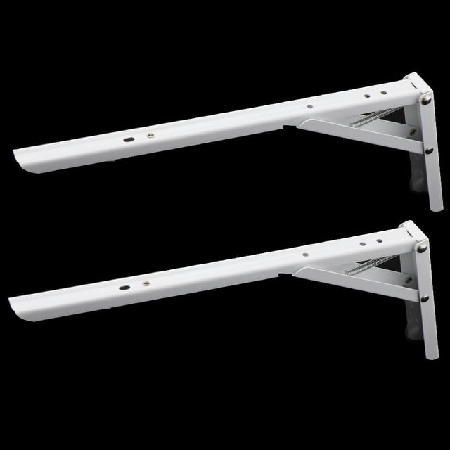 Soporte de Estante de Montaje en Pared Plegable Perfecl Pintura Blanca Talla 4