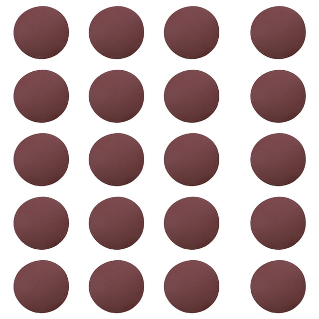 WESIEVYA 20 Pcs Disques de Ponçage Support Papier Rouge pour Professionnels