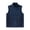 Blue, variant on Riecok Fleece Vest for Men Sleeveless Stand Collar Zip up Jackets Thermal Solid Warm Casual Winter Outerwear Blue XL
