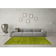 thumbnail image 3 of Ahgly Company Machine Washable Indoor Rectangle Abstract Yellow Contemporary Area Rugs, 8' x 12', 3 of 4