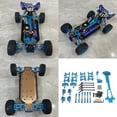 thumbnail image 4 of Baohd Front Rear Swing Arm RC Truck Steering Cup Link Rod Bearing Drive ShaftUpgrade Modified Kit Replacement for WLtoys 144010 144001 Blue, 4 of 8