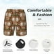 thumbnail image 3 of Balery Beautiful Owl Bañador para hombre, shorts de playa de secado rápido con entrepierna y forro de compresión-Large, 3 of 6