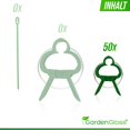 thumbnail image 4 of 50 Small Garden Clips for Tomatoes, Roses, Cucumbers and Other Climbing Plants - Stable Clamps for Fixing Climbing Plants, 4 of 5