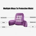 thumbnail image 3 of Bamboohart Home  Plush Big Backrest Reading Rest Lumbar Support Chair Cushion With Arms, 3 of 5