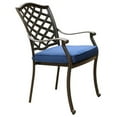 thumbnail image 3 of Round 4 - Person 49" Long Aluminum Dining Set with Cushions, 3 of 4