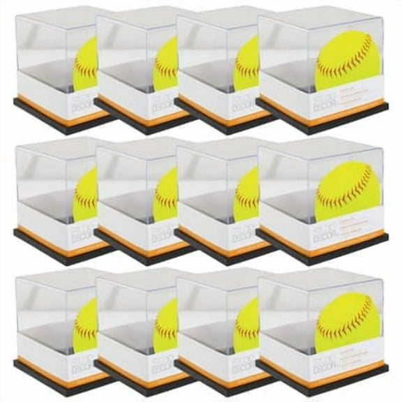 12 Pack: Softball Display Case by Studio Decor