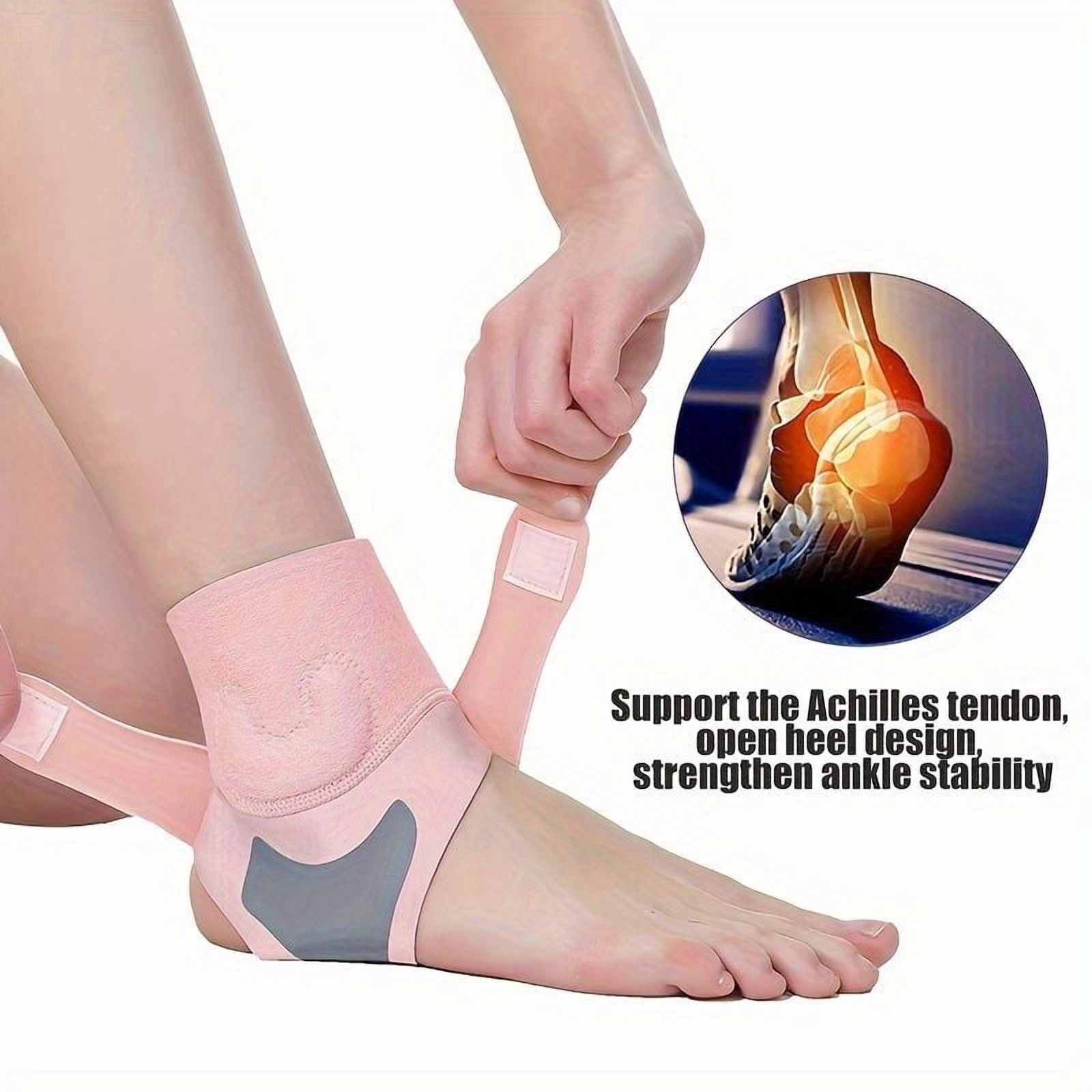 Universal Adjustable Ankle Brace - Breathable & Silicone-Enhanced Support - Durable Neoprene Foot Sleeve for Unisex - Customizable Fit for Sports
