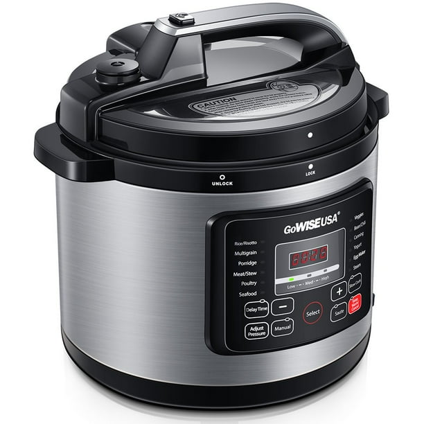 GoWISE GW22705 USA 12in1 Electric HighPressure Cooker (10QT