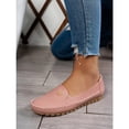 thumbnail image 6 of Women’s Slip-On Loafers Flats, Soft Leather Comfort Walking Shoes, Lightweight Non-Slip Driving Moccasins, 6 of 7