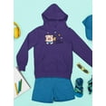 thumbnail image 3 of Hello Summer, Cute Pig Hoodie Juniors -Image by Shutterstock,  Small, 3 of 4