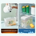 thumbnail image 4 of Hvmvliv Drink Dispenser Drink Dispenser with Faucet Filter Beverage Drink Container for Party 3.5L Cold Water Pitcher Lemonade Stand Juices Jug with Spigot White B(3.5L), 4 of 9