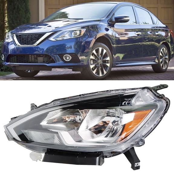 Fit for Nissan Sentra 2016-2018 Headlight Headlamp Housing Assembly (Front Left Driver Side, without Bulb)