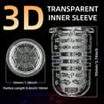 thumbnail image 5 of XBONP Male Masturbator Cup Automatic Sex Toys with Thrusting Rotating & Sucking Modes, 3D Sleeve Stroker Adult Toy for Men Self-Pleasure Masturbation, 5 of 7
