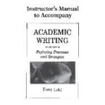 thumbnail image 2 of Academic Writing Instructors Manual, 2 of 4