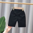 thumbnail image 5 of Cargo Shorts for Boys Button Elastic Waist Cotton Shorts Summer Casual Relaxed Fit Shorts with Pockets, 5 of 5