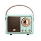 thumbnail image 1 of Altavoz Bluetooth retro Mini altavoz inalámbrico portátil clásico antiguo para exteriores Azul, 1 of 1