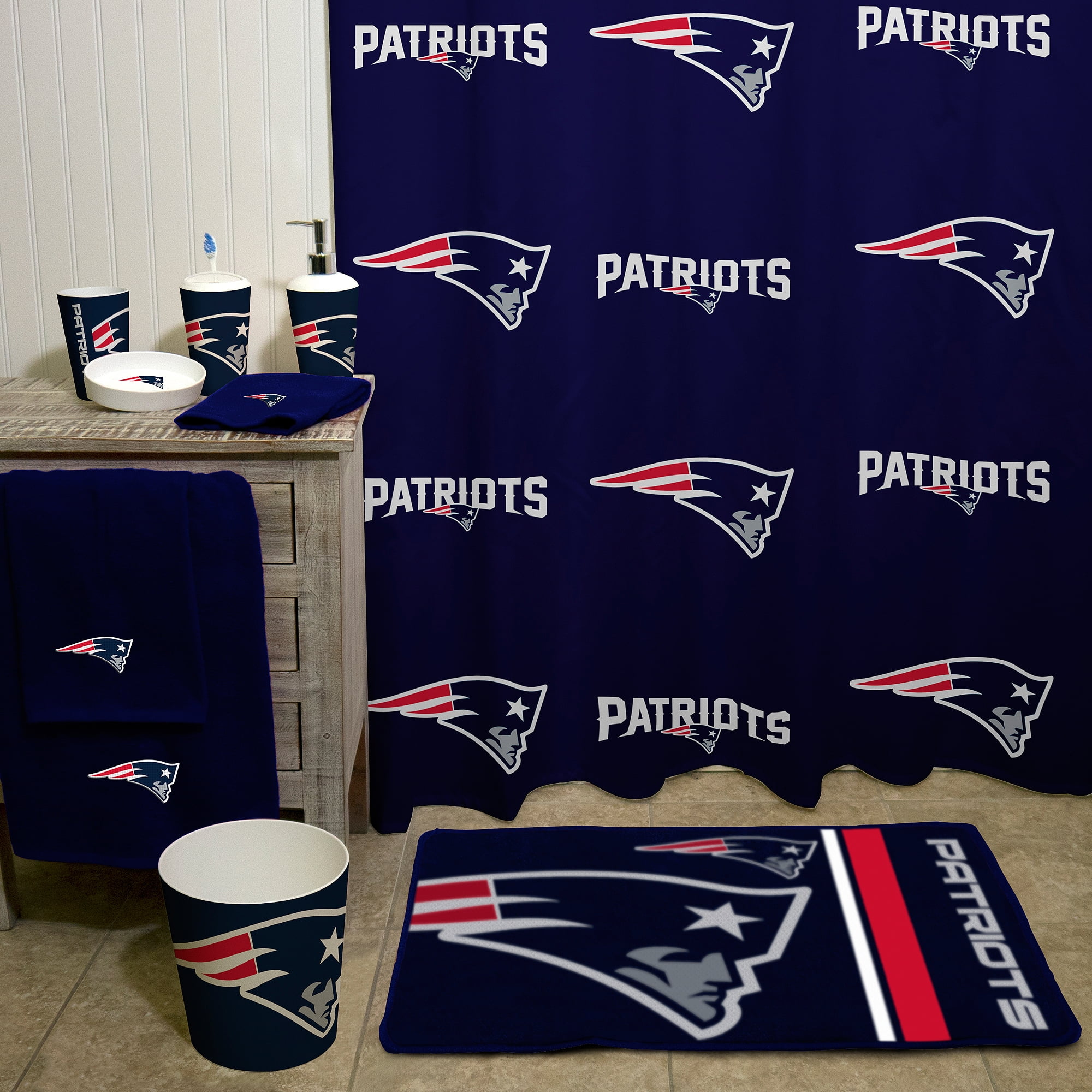 New England Patriots Personalized Bath Towels 