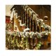 thumbnail image 2 of Adornos navideños, decoración de corona verde, decoraciones navideñas de PVC sintético para escaleras del hogar 2022, 2 of 4