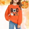 thumbnail image 2 of Gyujnb Kids Halloween , Halloween Hoodies for Kids Skeleton Pumpkin Print Long Sleeve Sweatshirts for Boys and Girls for Fall and Halloween Celebrations, Halloween Outfits,18-24 Months, 2 of 4