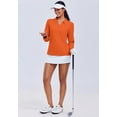 thumbnail image 4 of Pinspark Workout Tops for Women Long Sleeve UPF 50+ Sun Shirts Lightweight Running Hiking Athletic Top Quick Dry Golf Polo, 4 of 6