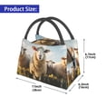 thumbnail image 2 of Zufioo Cute Prairie Sheep Herd Insulated Reusable Grocery Bags,Cooler Bag,Food Delivery Bag, Travel Insulated Bag, or Beach Cooler Bags, 2 of 6