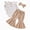 H233-Khaki, variant on masbird Newborn Baby Girl Clothes 3pcs Infant Rib Frill Long Sleeve Romper Flared Pants Headband Set Fall Winter Outfits,Light Green,18-24 M