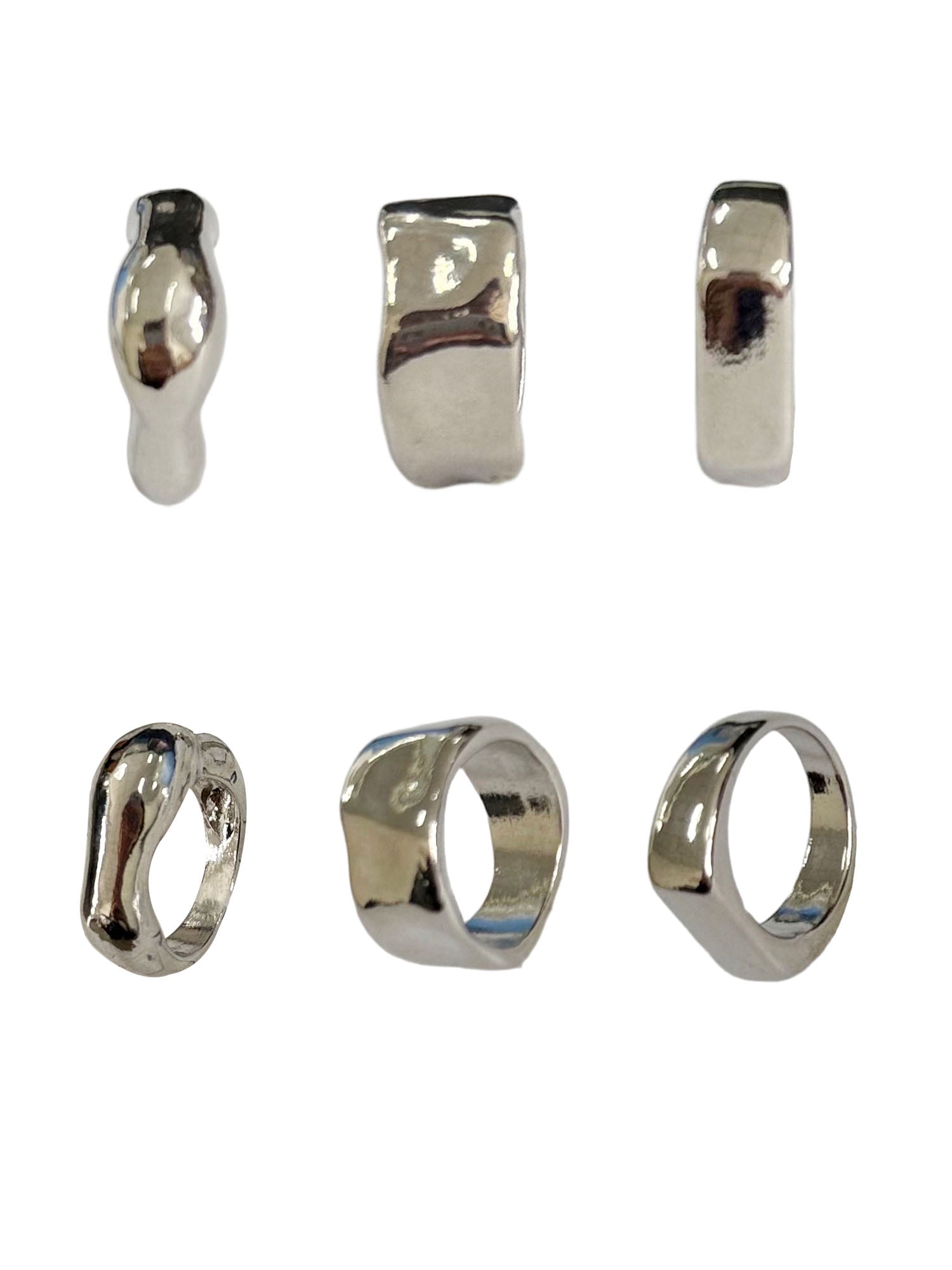 Wishbone ring in sterling silver Ring sz 52 196314-52
