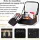 thumbnail image 2 of Bolsa de Maquillaje Profesional con Espejo LED - Cosmetiquera para Mujer, Bolsa de Cosmético Gran Capacidad, 3 Luces Colores Ajuste Táctil, 6 Divisores Ajustable, Negro, 2 of 4