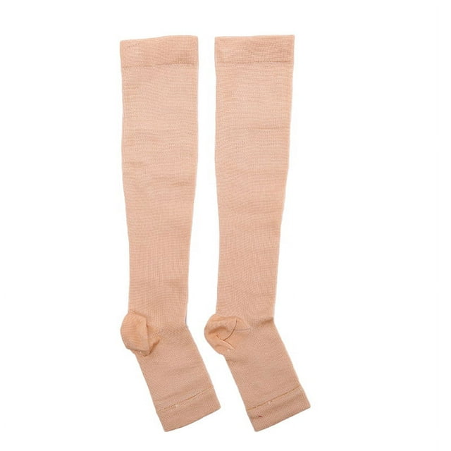 Bas de Compression Hauteur Genou à Bout Ouvert 1 Paire Type 2 Taille Unique