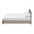 thumbnail image 3 of Baxton Studio Jamie Modern and Contemporary Two-Tone Oak and Gray Wood Queen Size Platform Bed, 3 of 6
