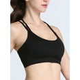 thumbnail image 6 of Tinglu Cross Strap Sport Bra Women Padded Push Up Bras Gym Workout Fitness Vest Brassieres, 6 of 8
