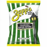 Zapps New Orleans Kettle-Style Potato Chips, Cajun Dill Gator-Tator 2 oz. Bag (Pack of 5)