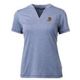 thumbnail image 2 of Women's Cutter & Buck  Heather Navy Durham Bulls Forge DryTec Heathered Stretch Blade Top, 2 of 3